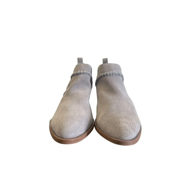 SOLE Society So-Nikkie Suede Booties in Gray Size 8 1/2M - Picture 3 of 6